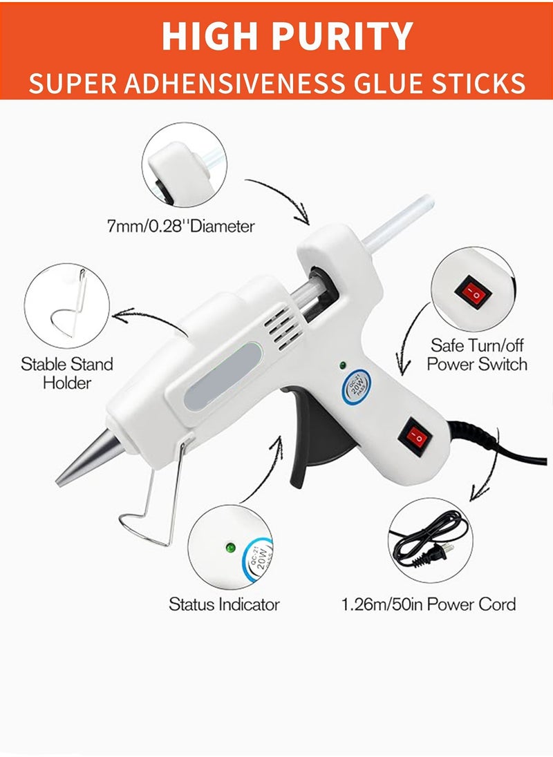 Generic Glue Gun Refillable 220V Includes 7Pcs of Glue Stick  - Image 2