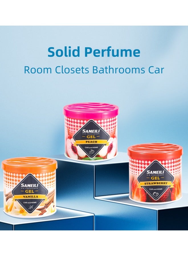 SAMEILI [3-pack] Air Freshener -Solid perfume-Bubble Gum Scent- Odor Eliminator - Gel Scent Freshener - Room Closets Bathrooms Car - Image 2
