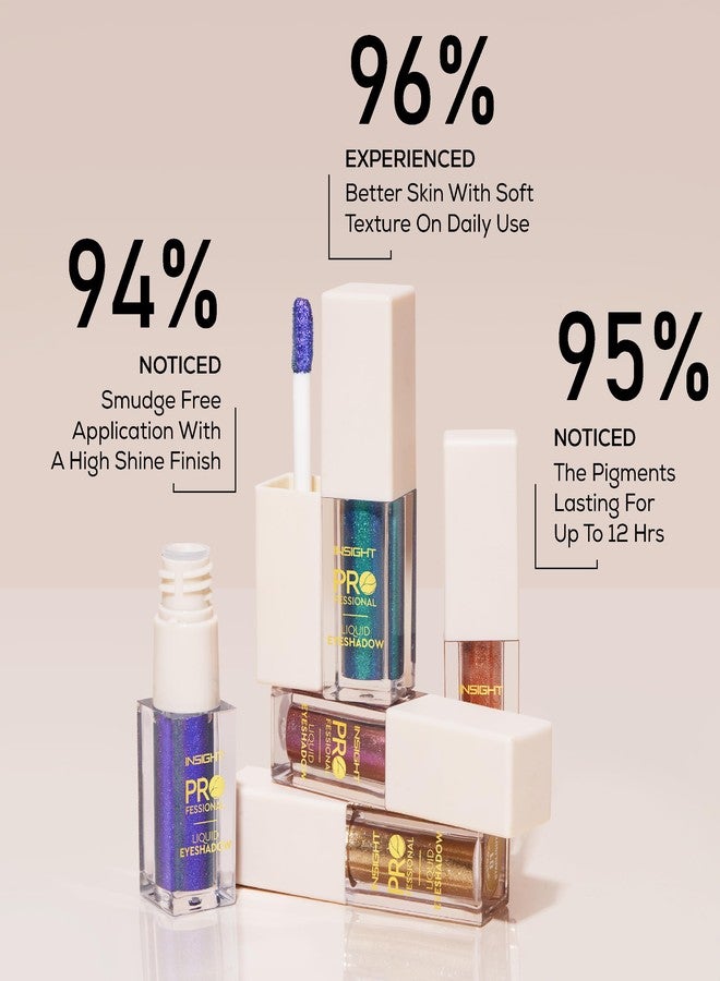 INSIGHT Professional Liquid Eyeshadow - (Stellar) | Light Weighted Formula | Infused with Skincare Ingredients | Water Resistant Pigment | High Shine Shimmers (5g) - Image 5