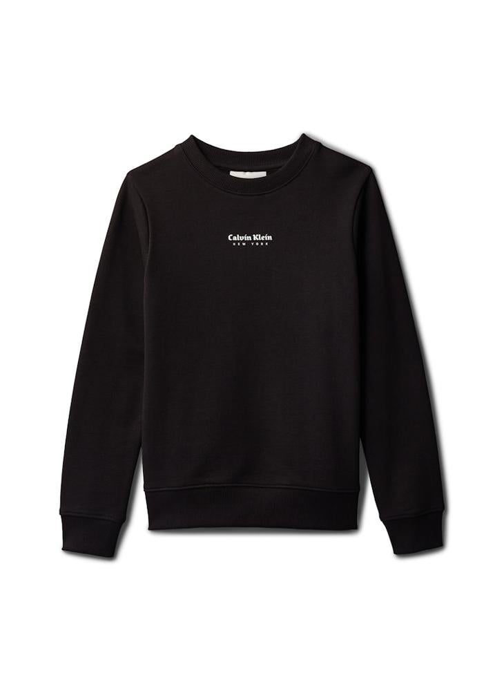 كالفن كلاين جينز سترة بغطاء رأس بشعار الشباب - Image 5