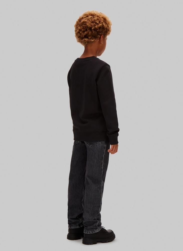 كالفن كلاين جينز سترة بغطاء رأس بشعار الشباب - Image 2