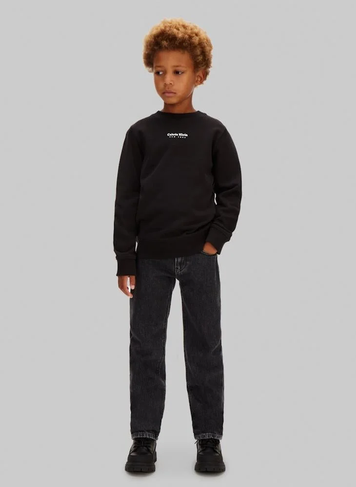 Calvin Klein Jeans Youth Logo Pullover Sweatshirt