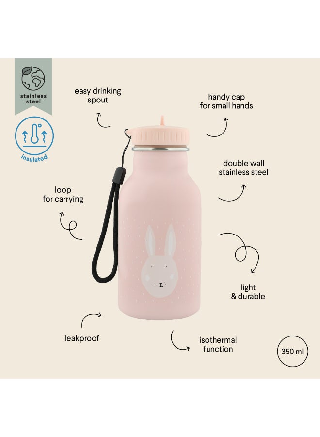 Trixie Double Wall Insulated Water Bottle - 350ml - Mrs. Rabbit - Image 4