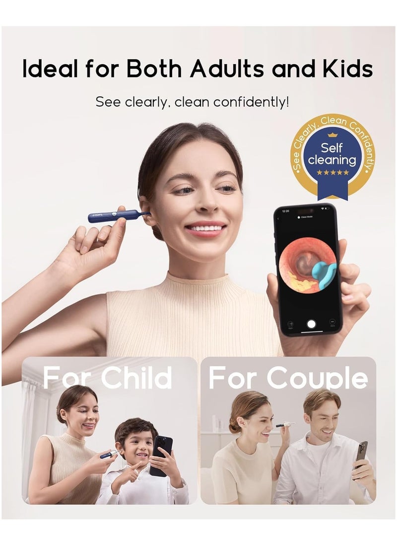 Bebird - Ear Wax Removal Tool Ear Cleaner with Flexible Wireless Ear Camera Otoscope Painless Visual Ear Pick Tweezers Wax Remover Portable Ear Cleaning Kit for Adults/Kids - Image 1