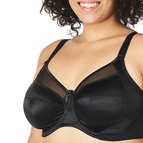 GODDESS Women's Plus Size Keira Underwire Banded Bra, Black, 34I - Image 3