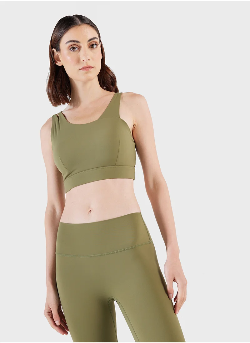 فورورد Full Coverage Sports Bra & High Waist Leggings Set