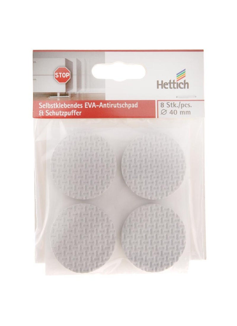 Hettich Hettich Self Adhesive Anti Slip Pad 40 mm 8 pcs White 