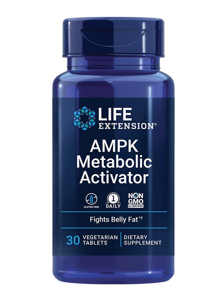 Life Extension Life Extension Ampk Metabolic Activator 30 Vegetarian Tablets 