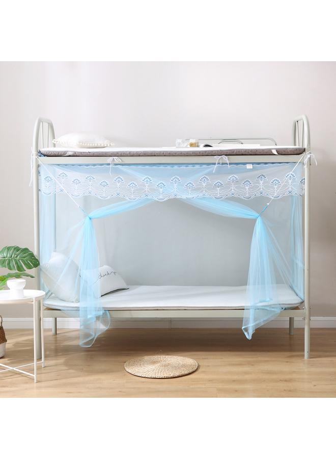 Bluejw Student Dormitory Zipper Mosquito Net Dust Top 0.9m Upper And Lower Bunk Bedroom 1m Single Double Bed 1.2 Household 1.5 Meters - Image 1