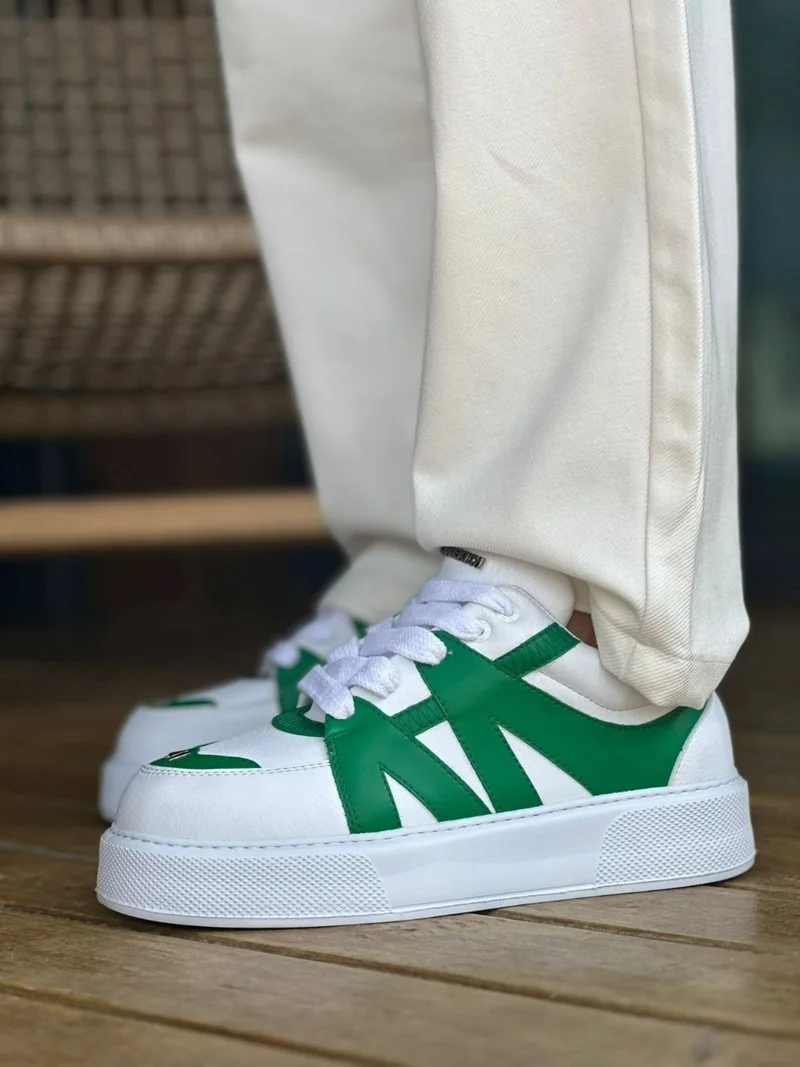 Chekich CH2407 Cbt Star-X Men's Sneakers White/Green