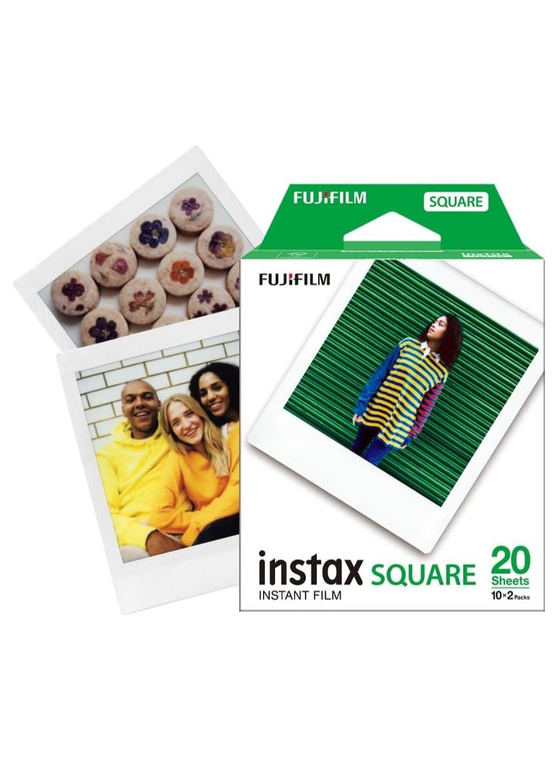 Instax instax SQUARE Colour Film, 20 Shot Pack - Image 2
