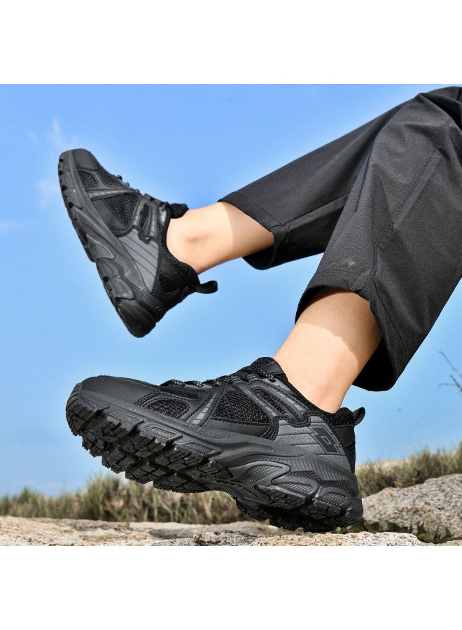 LOTTO Women's Outdoor Sports Shoes With Cushioning, Rebound, Wear Resistance, And Grip For Jogging, Retro Mesh Breathable Casual Athletic Shoes - Image 3