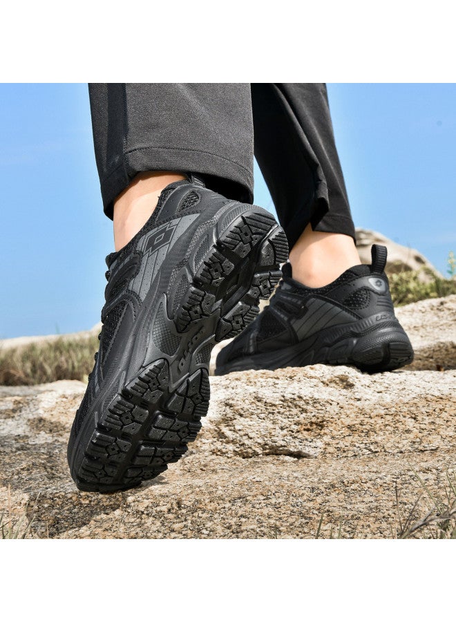 LOTTO Women's Outdoor Sports Shoes With Cushioning, Rebound, Wear Resistance, And Grip For Jogging, Retro Mesh Breathable Casual Athletic Shoes - Image 4
