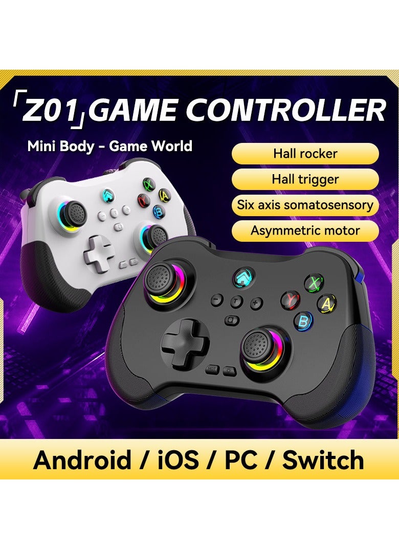 Switch Wireless Bluetooth Game Controller Android Ios / PS3 PS4 Computer Hall Trigger Somatosensory Tesla Controller - Image 2