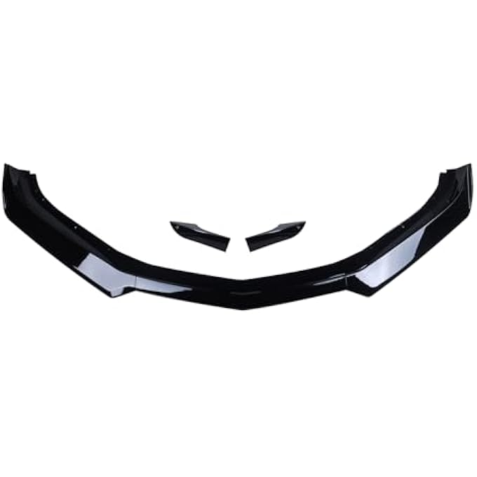 AUTOTOP 5PCS Front Bumper Lip Spoiler Lip Lower Bumper Body Fit Camaro SS 2016-2024/LS LT RS 2019-2024 (Gloss Black) - Image 3