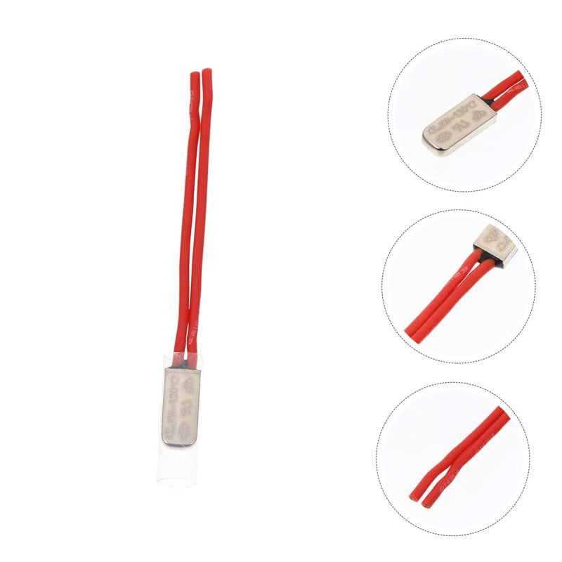 10PCS Adjustable Thermal Protector Switch 130C Thermostat for Electric Blankets Motors Home Appliances - Image 3