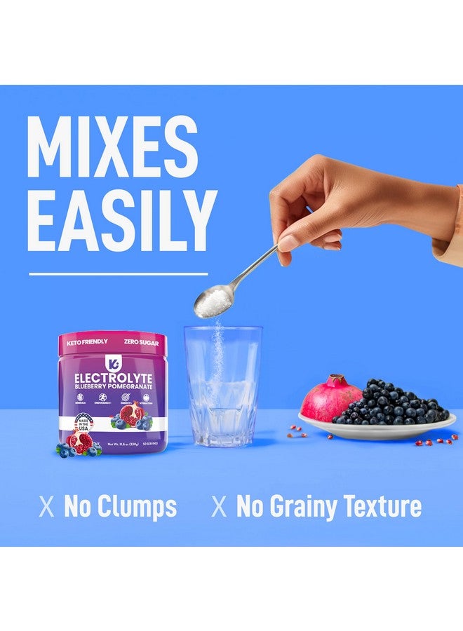 Keppi Keto Electrolytes Powder No Sugar - Sugar Free Electrolytes - Made in USA - Advanced Hydration, Performance & Recovery - Delicious Blueberry Pomegranate Flavor - Mixes Easily No Clumps - Image 5