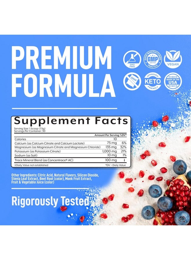 Keppi Keto Electrolytes Powder No Sugar - Sugar Free Electrolytes - Made in USA - Advanced Hydration, Performance & Recovery - Delicious Blueberry Pomegranate Flavor - Mixes Easily No Clumps - Image 3