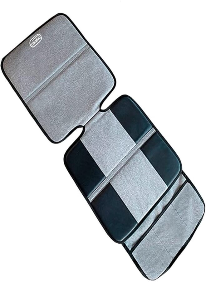 asalvo Asalvo Waterproof Car Seat Protector (1.2 kg) - High Density Foam Panels, Organizer Pockets, Protects from Cracks and Scratches for All Seat Types in Black 