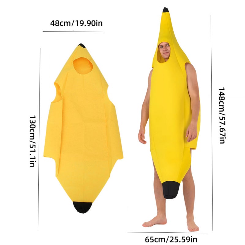 Halloween Costumes Adult Banana Cosplay For 150-180cm - Image 4