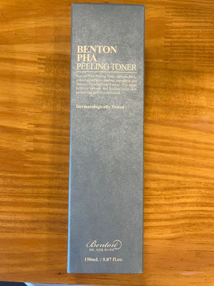 BENTON PHA Peeling Toner 150ml (5.07 fl.oz.) - AHA & BHA Facial Exfoliation Toner Without Skin Irritation, Hydrating & Soothing for Sensitive Skin - Image 1