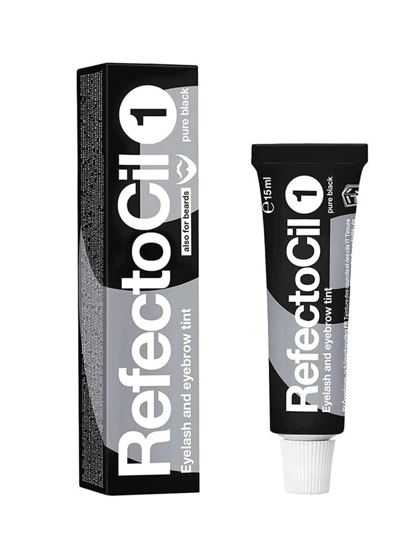 Refectocil - Eyelashes, Eyebrow, Beard Tint - Black - 15ml - Image 1