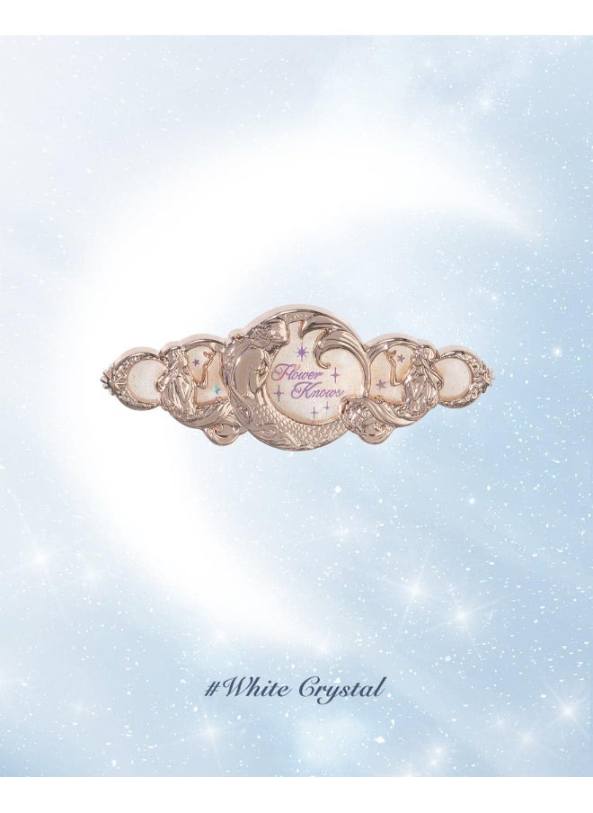 Flower Knows - Moonlight Mermaid Hair Clip White Crystal - Image 1