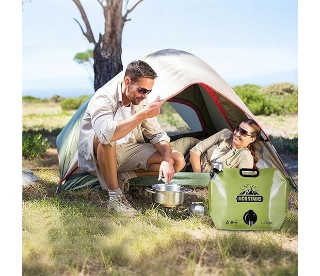 DUANT 8L Water Storage Bag – Portable Collapsible Camping & Outdoor Water Container with Handle – Ideal for Hiking, Travel, and Emergency Use [1PCS] - Image 4