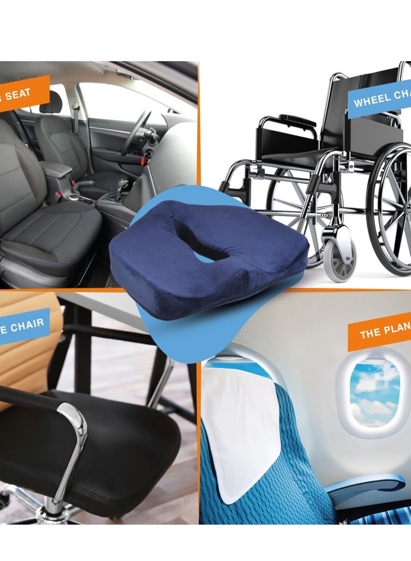 HT Pilonidal Sinus Seat for Back and Coccyx Pain, Memory Foam - Image 5