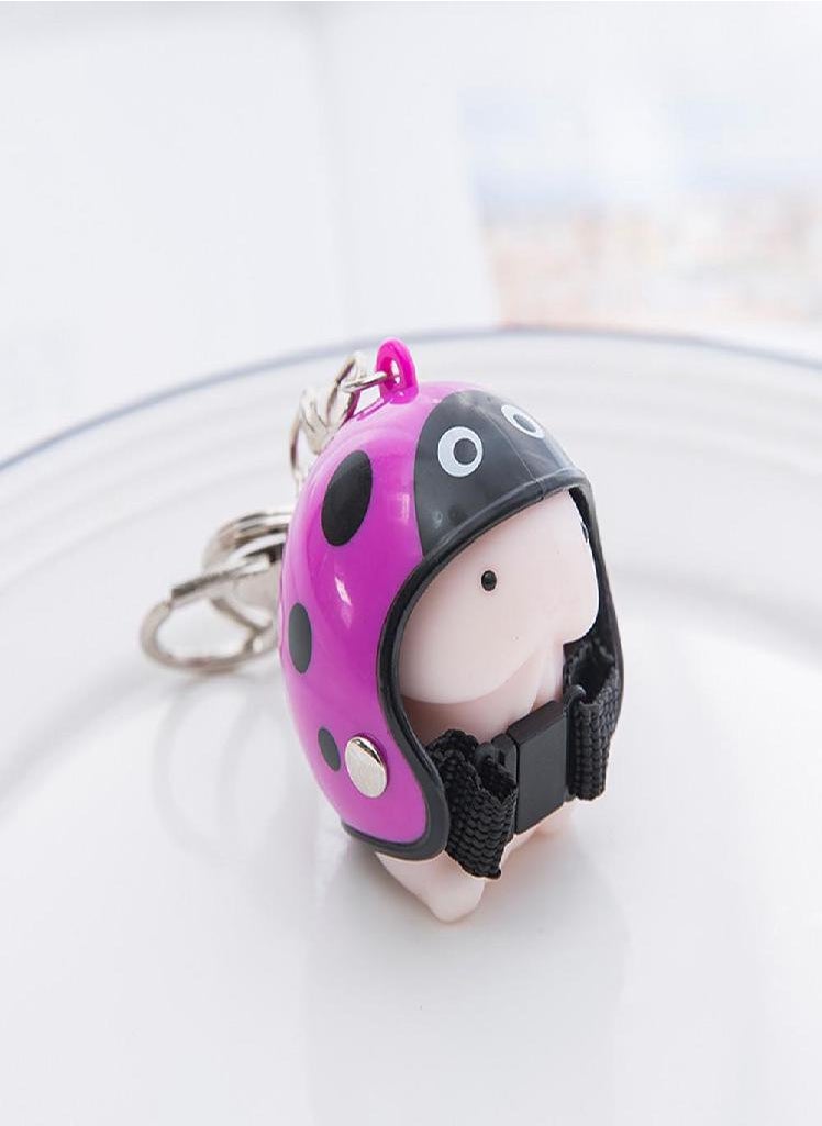 Eckek - Ramidos Dingding Squishy Toy Helmet Cute Keychain Squeeze Stress Reliever Prank Toy - Image 1