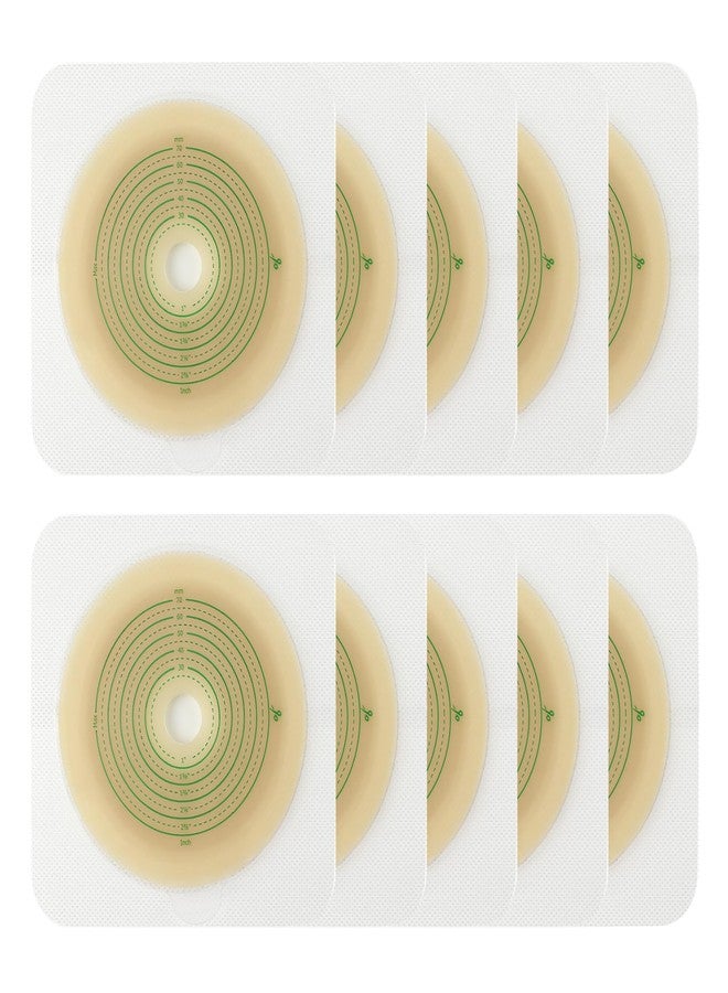 Heagimed 10pcs Skin Barrier with Non-Woven Border for Two Piece Colostomy Bags, Cut-to-Fit, 70mm Max - Image 1