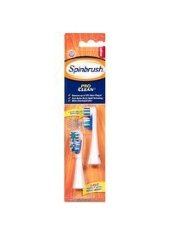 Arm & Hammer Spinbrush Pro Clean Medium Powered Toothbrush Replacement Heads (Pack Of 2 Heads) - pzsku/ZE0F30FFA0108EA1E80C8Z/45/_/1720696951/2b2b701d-3ba1-47ee-bdf0-4891502e5a6d