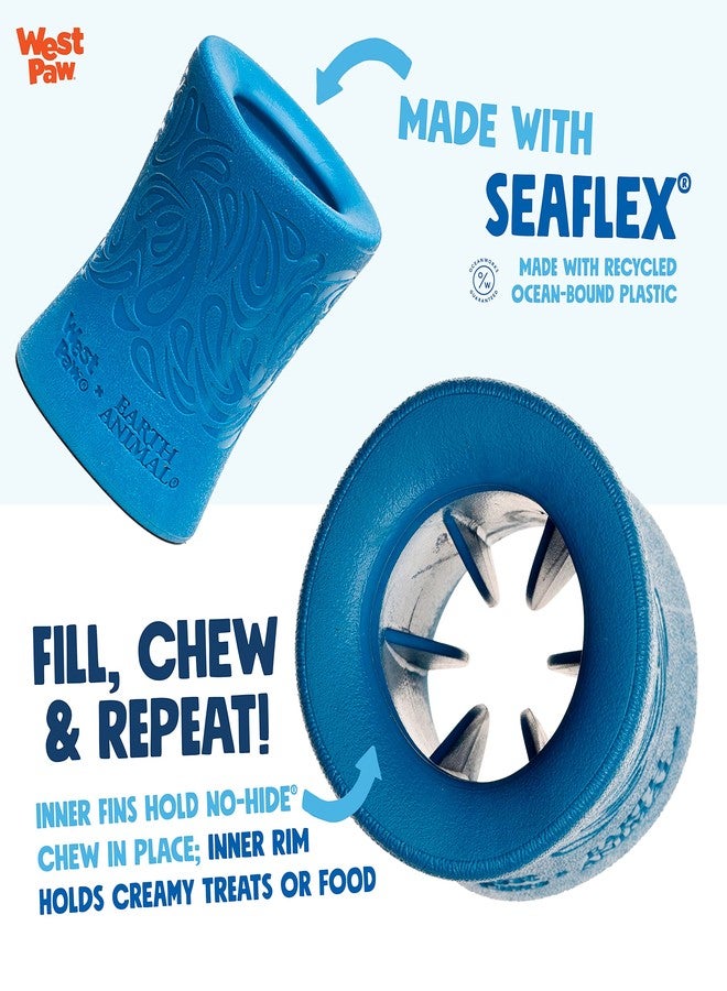 ويست باو لعبة مضغ ممتعة للكلاب من ويست باو - ألعاب تفاعلية للكلاب - لعبة قابلة للتعبئة بمضغ حيوانات برية بدون جلد - حجم كبير 4.25 بوصة | صنع في الولايات المتحدة الأمريكية - Image 4