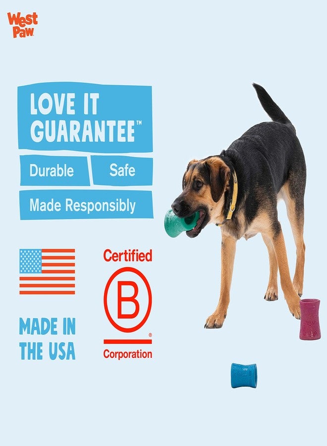 ويست باو لعبة مضغ ممتعة للكلاب من ويست باو - ألعاب تفاعلية للكلاب - لعبة قابلة للتعبئة بمضغ حيوانات برية بدون جلد - حجم كبير 4.25 بوصة | صنع في الولايات المتحدة الأمريكية - Image 5