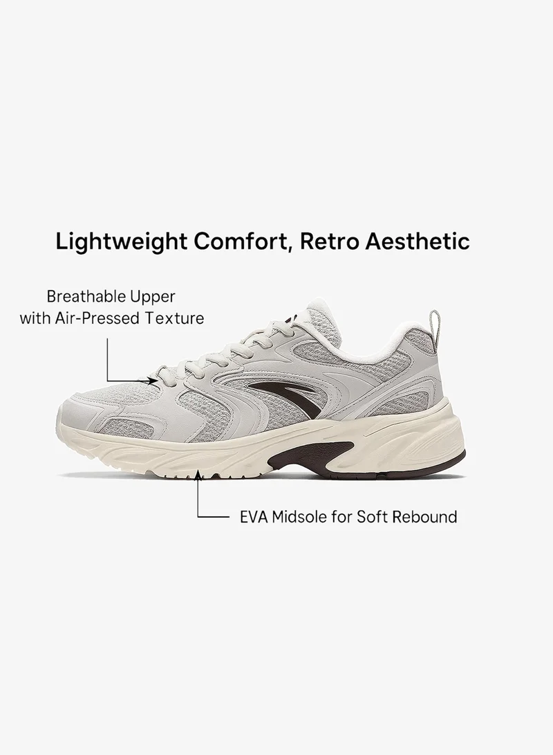 ANTA OG800 Retro Breeze Sneakers | Women’s Breathable Mesh Sport-Inspired Lifestyle Shoes