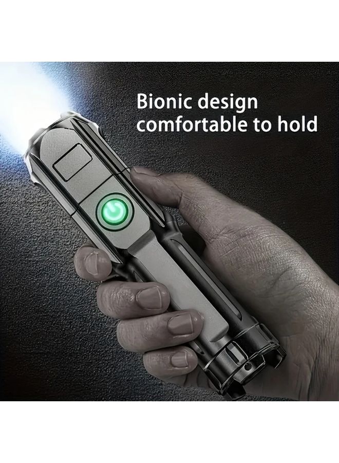 Chic Crossway MF SD001 High Power Zoomable Rechargeable Flashlight 400mAh USB Black - Image 2