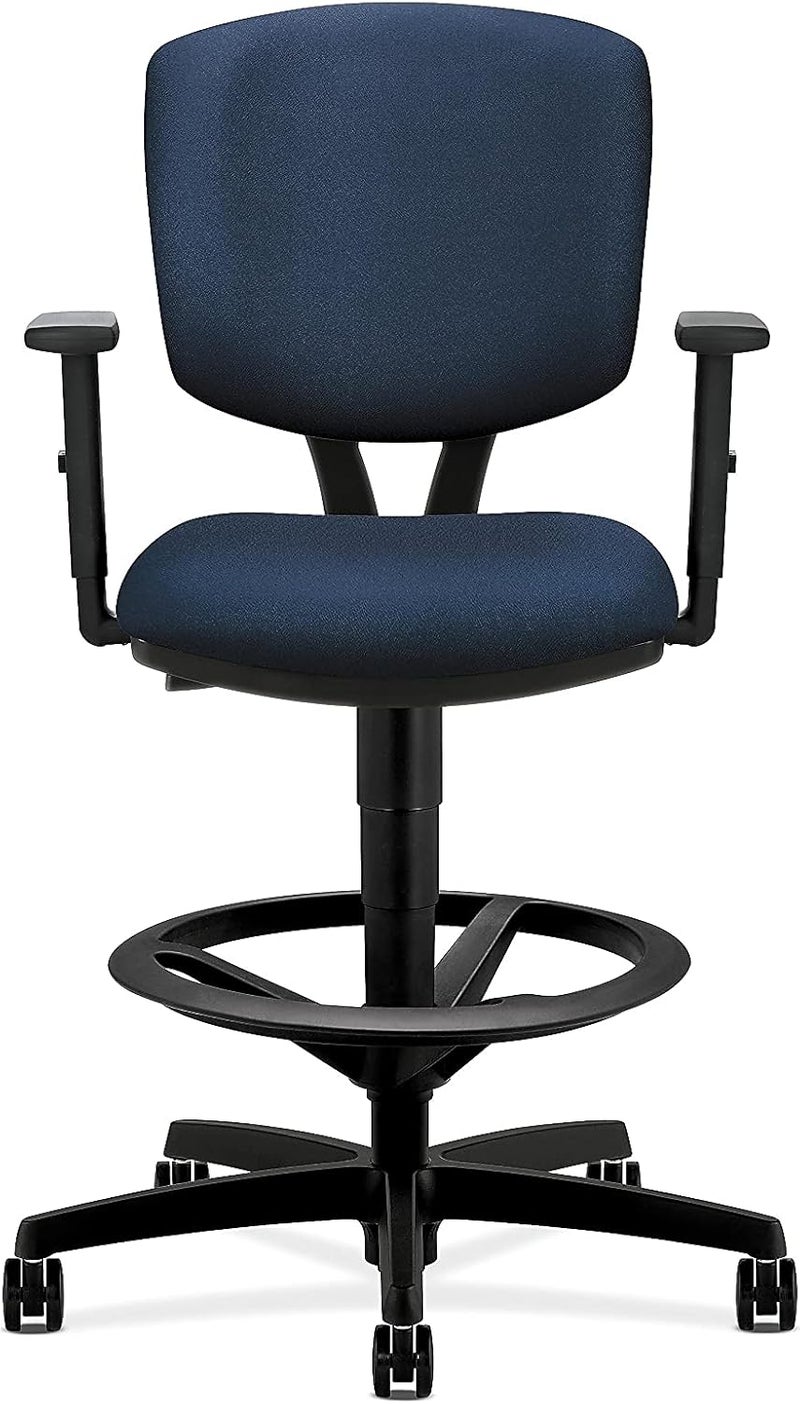 HON 5795T Height-Adjustable T-Arms for Volt Series Task Chairs, Black - Image 2