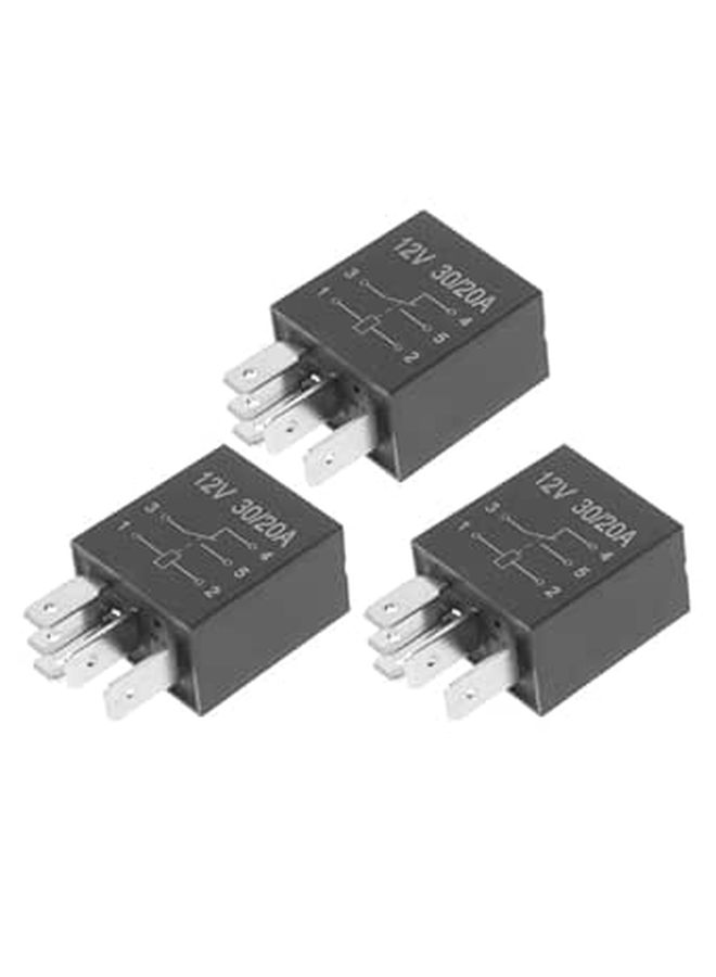 GALPADA 3 قطع 12V 30A 5 دبوس مرحل تشغيل السيارات للقوارب والشاحنات - Image 1