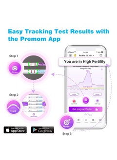 Easy@Home Ovulation Test Predictor Kit : Accurate Fertility Test for Women (Width of 5mm), Fertility Monitor Test Strips, 50 LH Strips  - Image 4