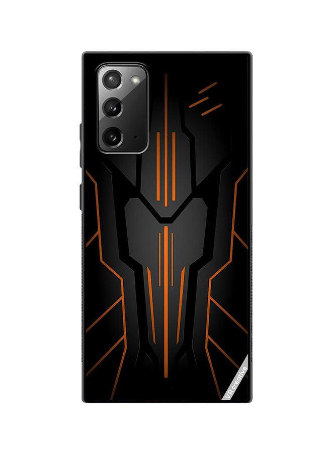 VR CREATIVE غطاء حماية لجهاز سامسونج جالكسي نوت20 5G تصميم سرك الأسود متعدد الألوان - Image 1