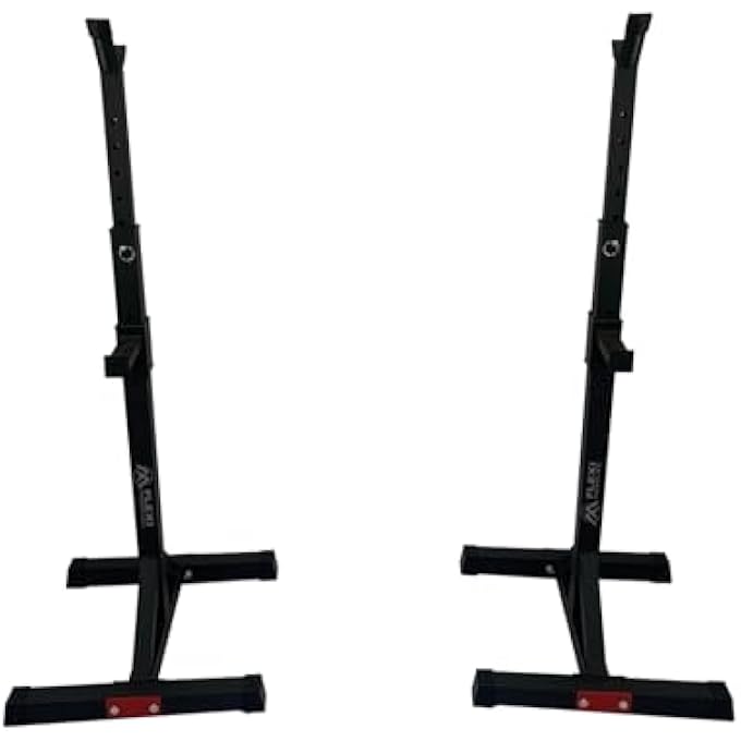 rayihni Squat Rack With Adjustable Barbell Stands – Sturdy Power Rack For Bench Press, Squats & Full Body Workouts - Image 1