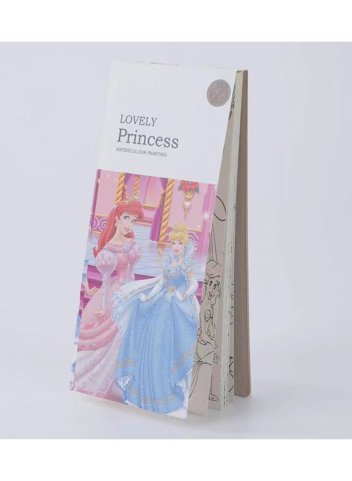 Drawing book toys, children's drawings，Enchanted Watercolor Book with Paints and Brushes - Watercolor Book for Children  - Image 1