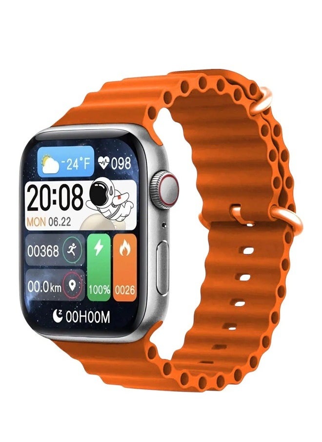 W&O - X9 Pro 2 (Super AMOLED) Screen Smart Watch (45mm/2.02inch) Screen | Space Aluminum Case , - Image 1
