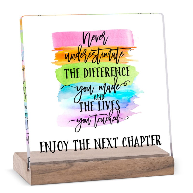 Cituarko Happy Retirement  Going Away Gift For Coworker For Boss Leaving Job  For Women Friends Men  For Farewell And Goodbye Party Decorations Transparent