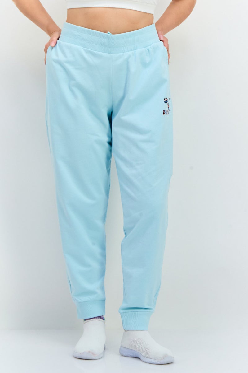 PUMA Women Regular Fit Outdoor Track Pants, Light Blue  - Image 1