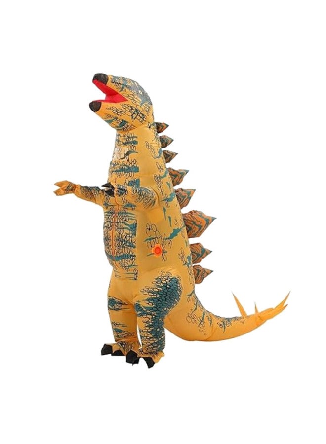 Loquat Cross Border  Dinosaur Stegosaurus Adult Party Party Cosplay Performance Suit Tyrannosaurus Rex Inflatable Suit Doll-Color:Big Head Dinosaur Adult 160-190cm - Image 4
