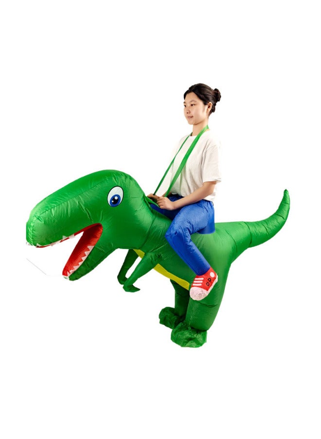 Loquat Cross Border  Dinosaur Stegosaurus Adult Party Party Cosplay Performance Suit Tyrannosaurus Rex Inflatable Suit Doll-Color:Big Head Dinosaur Adult 160-190cm - Image 1