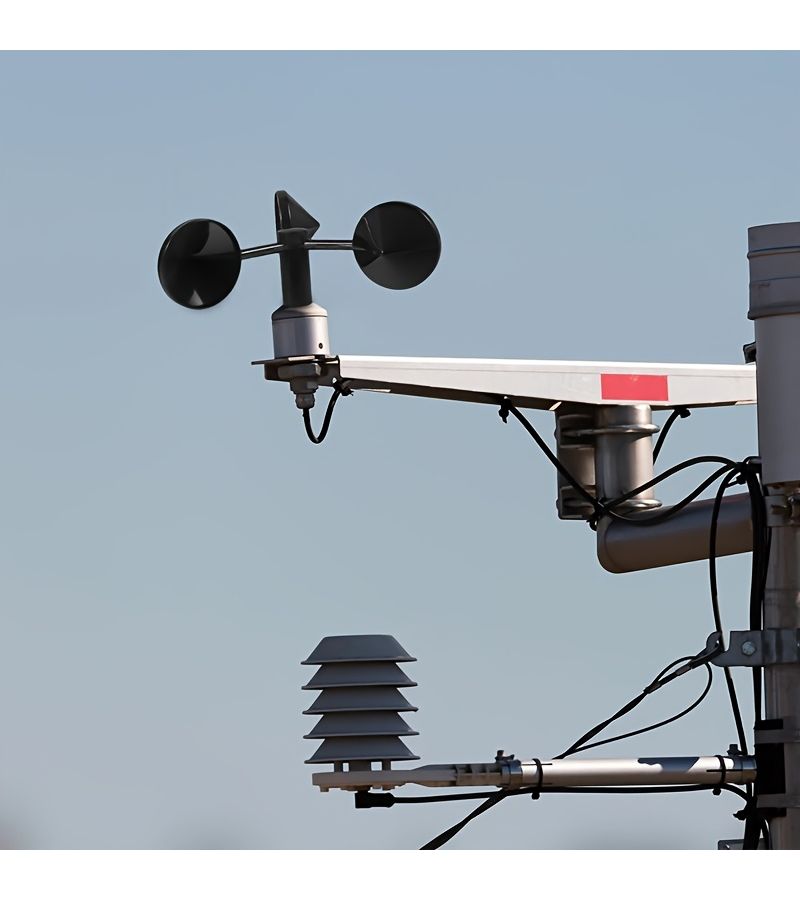 1pc 3 Cup Anemometer Replacement Shell No Power Required for Home Farm Weather Station - Image 4