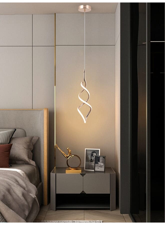 Best Power Modern Pendant Ceiling Light 6001-1-GD – 24W LED Hanging Lamp with 3 Lighting Levels, Adjustable Height (Up to 130cm) – Elegant Indoor Lighting - Image 2