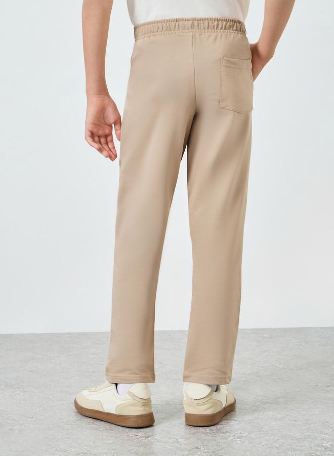 ستايلي بنطال جوغر قطن سادة - Image 4